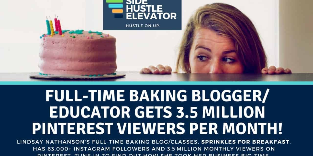 3.5 monthly viewers on Pinterest? Home Baking Blogger Hits It Big: Sprinkles For Breakfast’s Lindsay Nathanson